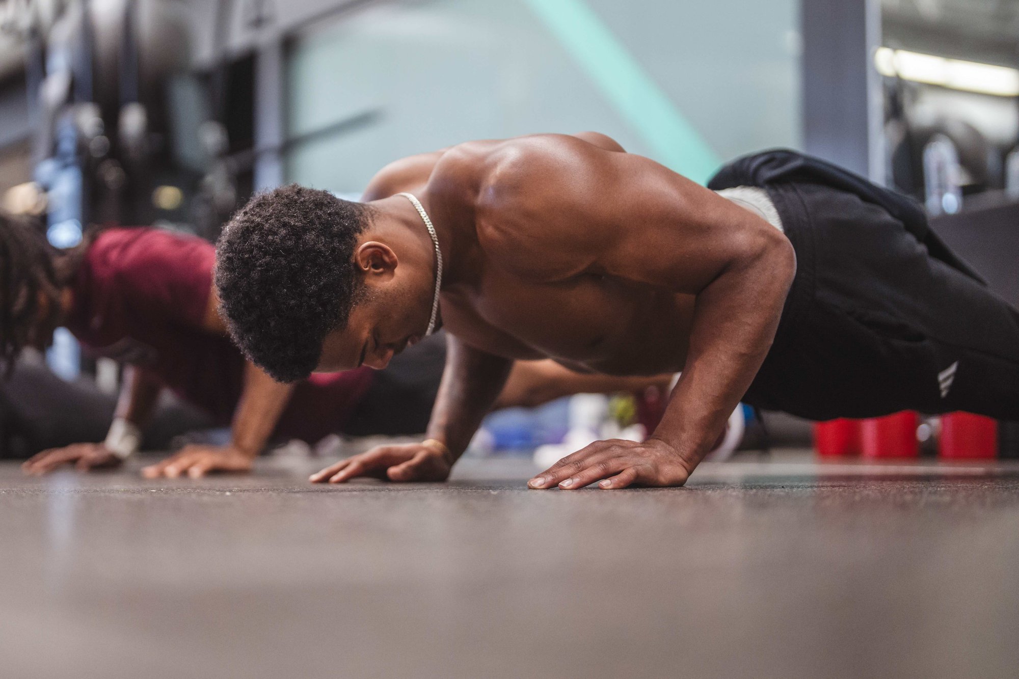 College athletes train in the Exos Phoenix performance facility