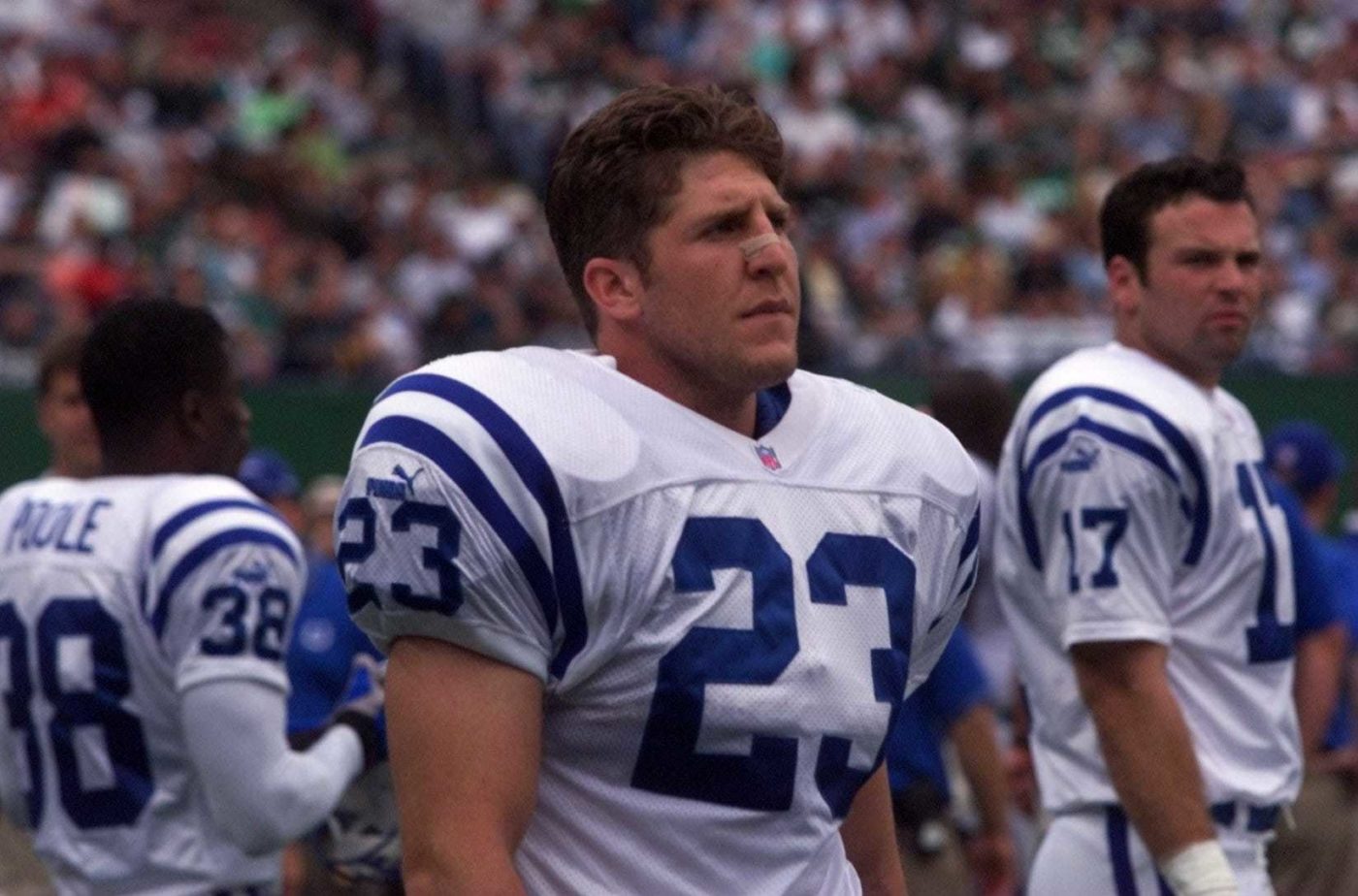Keith Elias wearing #23