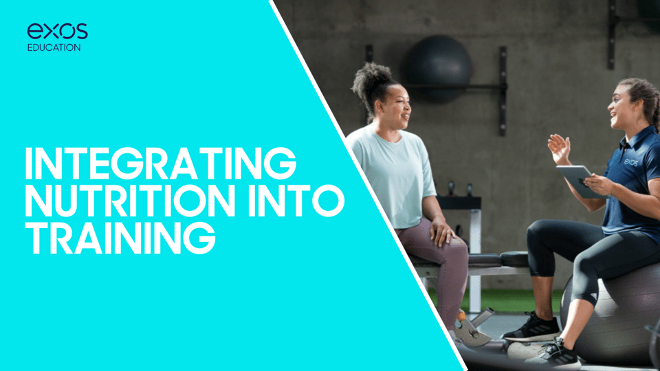 Integrating Nutrition Into Training